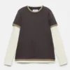 Camiseta de doble manga