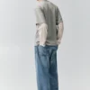 Camiseta de doble manga con parches