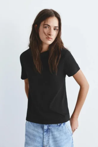 Camiseta de manga corta 100 % algodón