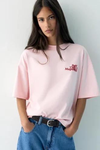 Camiseta de manga corta con estampado