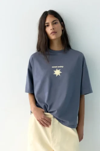 Camiseta de manga corta con estampado