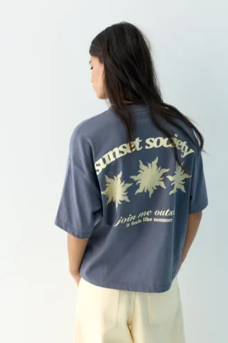 Camiseta de manga corta con estampado