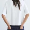 Camiseta de manga corta de corte holgado