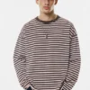 Camiseta de manga larga a rayas