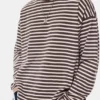 Camiseta de manga larga a rayas
