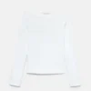 Camiseta de manga larga con cuello barco Camiseta de manga larga con cuello barco