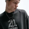 Camiseta de manga larga con cuello redondo de 21 Savage