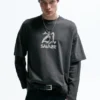 Camiseta de manga larga con cuello redondo de 21 Savage