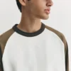 Camiseta de manga larga con mangas raglán Camiseta de manga larga con mangas raglán