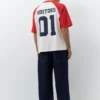 Camiseta de manga raglán «Visitors»