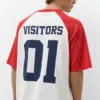 Camiseta de manga raglán «Visitors»