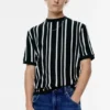 Camiseta de punto con paneles
