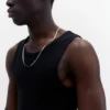 Camiseta sin mangas acanalada