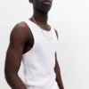 Camiseta sin mangas acanalada