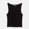Camiseta sin mangas con cuello barco Camiseta sin mangas con cuello barco
