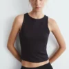 Camiseta sin mangas de tacto suave Camiseta sin mangas de tacto suave