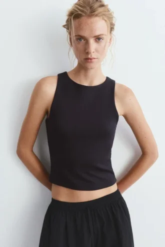 Camiseta sin mangas de tacto suave