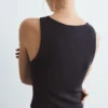 Camiseta sin mangas de tacto suave Camiseta sin mangas de tacto suave