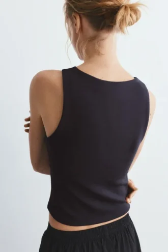 Camiseta sin mangas de tacto suave