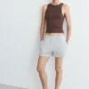 Camiseta sin mangas de tacto suave Camiseta sin mangas de tacto suave