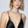 Camisola asimétrica de encaje