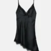 Camisola asimétrica de encaje