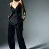 Camisola asimétrica de encaje