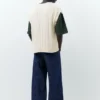 Chaleco de punto trenzado Chaleco de punto trenzado