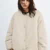 Chaqueta acolchada con botones a presión Chaqueta acolchada con botones a presión