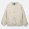 Chaqueta acolchada con botones a presión Chaqueta acolchada con botones a presión