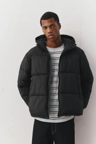 Chaqueta acolchada con capucha