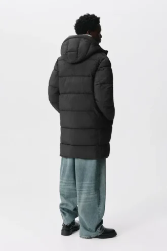 Chaqueta acolchada larga