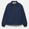 Chaqueta bomber con cuello de camisa Chaqueta bomber con cuello de camisa