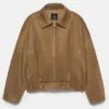 Chaqueta bomber de ante sintético Chaqueta bomber de ante sintético