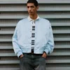 Chaqueta bomber de satén Chaqueta bomber de satén