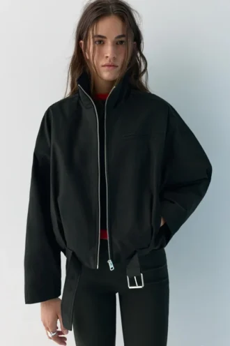Chaqueta bomber holgada Chaqueta bomber holgada