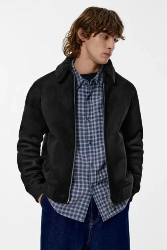 Chaqueta combinada de doble cara