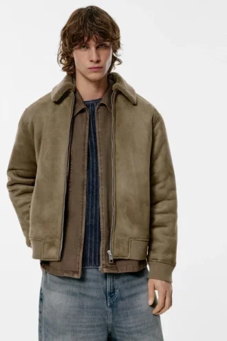Chaqueta combinada de doble cara