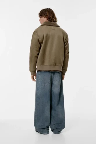 Chaqueta combinada de doble cara