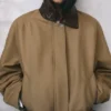 Chaqueta con cuello de imitación de piel Chaqueta con cuello de imitación de piel