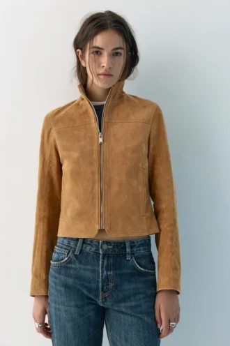 Chaqueta de piel 100 % ante Chaqueta de piel 100 % ante