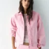 Chaqueta utilitaria rosa Chaqueta utilitaria rosa