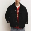 Chaqueta vaquera con cuello de piel sintética Chaqueta vaquera con cuello de piel sintética