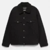 Chaqueta vaquera con cuello de piel sintética Chaqueta vaquera con cuello de piel sintética