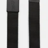 Cinturón de tela STWD negro con hebilla