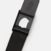 Cinturón de tela STWD negro con hebilla