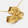 Collar tipo lariat con flor Collar tipo lariat con flor
