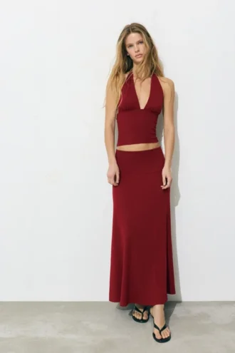 Falda midi Eva