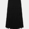 Falda midi fluida con paneles Falda midi fluida con paneles