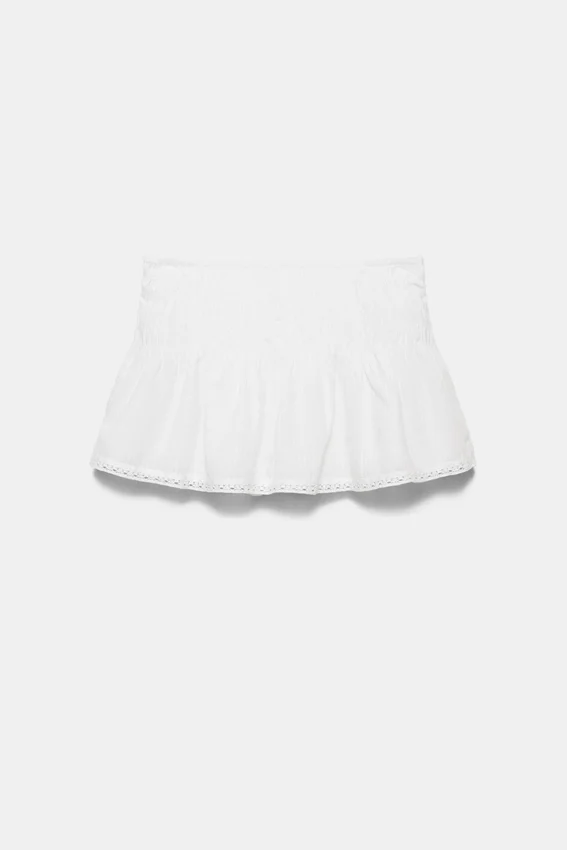Faldas-pantalón con volantes Faldas-pantalón con volantes